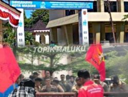 Baru Tiga Bulan Menjabat, Bupati Maluku Tengah Dihadapkan pada Demo Besar dari LMND