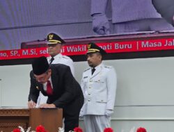 Ikram Umasugi dan Sudarmo Resmi Dilantik, Kabupaten Buru Miliki Pemimpin Definitif 2025–2030