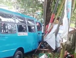 Kecelakaan Beruntun di Halong, Tiga Kendaraan Rusak Berat Akibat Rem Blong