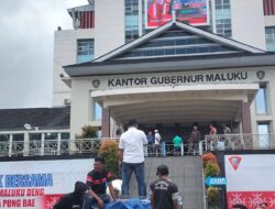 Bongkar Mafia Tanah, Mahasiswa Geruduk BPN, Kejati & Kantor Gubernur Maluku