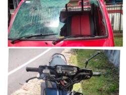 Motor Tabrak Angkot di Tikungan Natsepa, Pemuda 23 Tahun dilarikan Ke RS