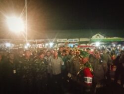 Kawal Ketat Kunjungan Wapres Gibran di Pasar Mardika. Dandim 1504: Masyarakat yang cinta kedamaian, Pembangunan Pasti Lebih Mudah Diwujudkan