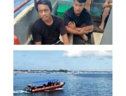 Hari Kedua Ops SAR, Dua ABK KM Bandar Nelayan Ditemukan Selamat di Laut Aru