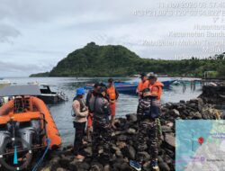 Nelayan Hilang di Pesisir Pulau Ai, Tim SAR Ambon Lakukan Pencarian di Laut Banda