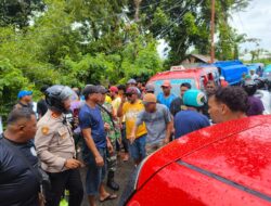 Aksi Blokir Jalan oleh Sopir Taksi Pangkalan Tulehu Bikin Macet Total, Polisi Turun Tangan