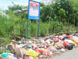 Sampah Berserakan di Samping Rumah Dinas Wakil Bupati Maluku Tengah, Warga Cuek Meski Sudah Dilarang