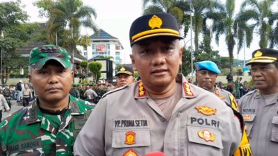 Ratusan Personel TNI-Polri-Pramuka Gelar Apel Siang Amankan 74 Gereja di Ambon