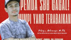 SMNSA Tantang Pemda SBB, Fekry: Pelabuhan Terpadu Maluku Harus Dikembalikan ke Waisarissa