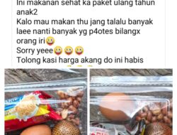 Menu MBG di Serut Timur Kobi Disorot, Warganet: Ini Makanan Sehat atau Paket Ulang Tahun?