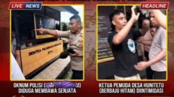 Satu Anggota Polisi di SBB Keluarkan Taji Preman, Ketua Pemuda Hunitetu Diduga Diancam Senjata Api di Polsek Kairatu