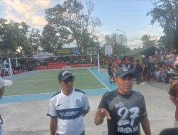 Open Turnamen Voli HUT RI ke-81 Digelar di Brigif 27/Nusa Ina, Danbrigif: Siapkan Atlet Berprestasi Maluku Tengah