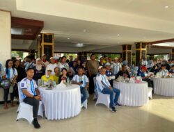 Kadispers Lanud Pattimura Hadiri Nobar Piala Dunia Bersama Gubernur Maluku