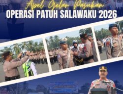 Kapolres Malteng Pimpin Apel Operasi Patuh Salawaku 2026, Kukuhkan PKS SMAN 4