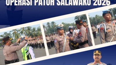 Kapolres Malteng Pimpin Apel Operasi Patuh Salawaku 2026, Kukuhkan PKS SMAN 4