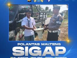 Satlantas Malteng Tertibkan TOA dan Sound System Yang Berlebihan, Guna Menjaga Kenyamanan Masarakat