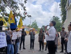 Demo di Polres Malteng, PMII Desak Kasus Dugaan Korupsi SMP 38 Naik Penyidikan