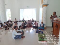 Kapolres Malteng Jumat Keliling di Masjid Al Ikhwan, Ajak Warga Jaga Kamtibmas