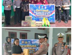 Jelang Hari Lalu Lintas Bhayangkara ke-71, Satlantas Polres Malteng Sambangi Panti Asuhan dan Warakawuri
