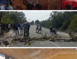 Warga Amahai Sempat Blokade Jalan, Protes Eksekusi Tanah di Masohi