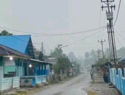 Kabut Asap Karhutla Makin Meluas, Yaputih Pun Ikut Diselimuti Asap Putih