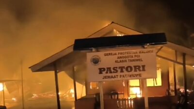 7 Rumah di Patahuwe SBB Dibakar, Massa Pemuda Dua Desa Terlibat Konsentrasi